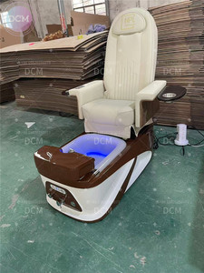 Silla de pedicura eléctrica de baño de spa de pie portátil con cubierta de cuero personalizada con cómoda máquina de masaje - Product Image 4