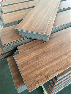 Suelo de tablones de vinilo de lujo del fabricante 4mm/5mm impermeable SPC Click Lock LVT pisos estilo de diseño moderno para Baño - Product Image 6