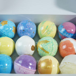 GMPC Usine standard Marque privée Bain biologique Bain pétillant Spa Bain de luxe <span class=keywords><strong>Bombes</strong></span> boule de sel Bain moussant personnalisé naturel OEM Bombe pour bain - Product Image 1