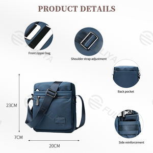 FULIYA vente en gros <span class=keywords><strong>de</strong></span> sac à bandoulière personnalisé pour tablette sac à bandoulière décontracté résistant à l'eau Oxford sac à bandoulière pour hommes - Product Image 4