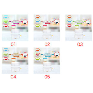 Boîte à lunch bento auto-chauffante et étanche SQ03 pour la maison, en plastique, portable, pour réchauffer les aliments - Product Image 2