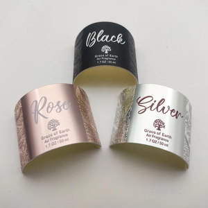 Etichette in Lamina Metallica 3D Personalizzabili e Etichette per Confezioni di Profumi Stampate UV, Targhette Metalliche, Adesivi per Profumi - Product Image 4