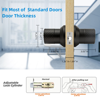 Cerradura inteligente de puerta de entrada sin llave, cerrojo de combinación inteligente rfid