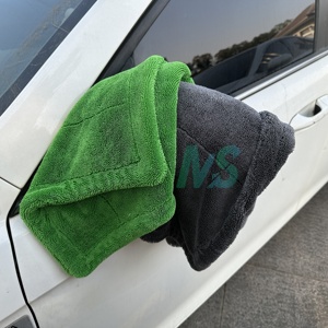 Large Size <b>Microfibre</b> Detailing Auto Micro Fiber <b>Cloths</b> Cleaning Twisted Loop Drying Towels Car Detailing Towel - Product Image 1