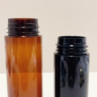 Botol kemasan hewan peliharaan botol busa warna emas Electroplating dengan pompa hitam botol pompa busa 100ml 120ml 150ml 200ml 250ml