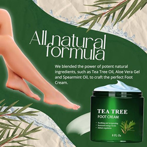 <span class=keywords><strong>Crème</strong></span> pour les pieds à l'huile <span class=keywords><strong>d</strong></span>'arbre à thé, <span class=keywords><strong>crème</strong></span> pour les pieds à l'huile <span class=keywords><strong>d</strong></span>'arbre à thé pour pédicure, hydratation intense - Product Image 3
