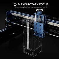 Atomstack A40 S40 X40 Pro 210W, dengan rantai tangki bantuan udara DIY kayu MDF pemotong kulit CNC mesin pencetak Laser 3D