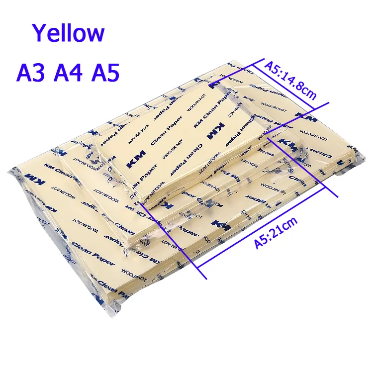 Produsen GI A3 A4 A5 Esd kertas salinan industri bebas debu kertas cetak pembersih antistatis