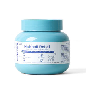 Granulés de formule enzymatique pour chats et chiens, contrôle des boules de poils, santé digestive et cutanée, absorption rapide, complément d'huile de poisson et de vitamine E - Product Image 1