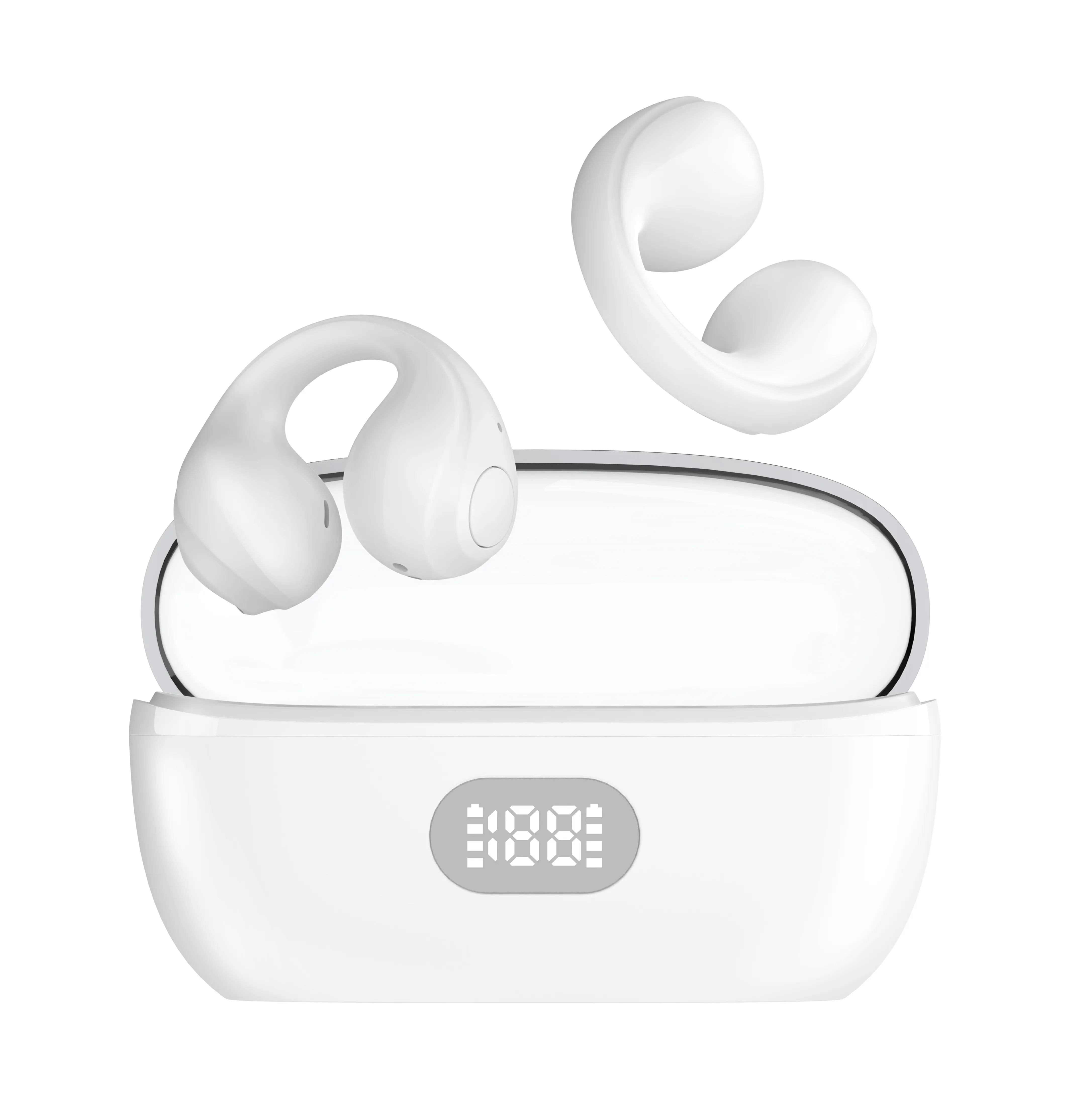 2023 novo T18 PLus Verdadeiro Wireless Earbuds BT Headphones Touch Control com carregamento sem fio Display Digital Case impermeável Tws