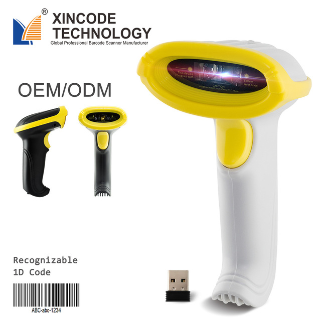X-620E Quick and Convenient Wireless 2.4G Laser Barcode Scanner with Memory