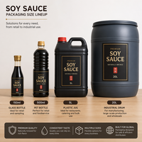 Sauce soja naturelle de première qualité, brassée naturellement |   Artisanat traditionnel non-OGM |   Certifié Halal |   1-20L en vrac, OEM, marque privée pour restaurant