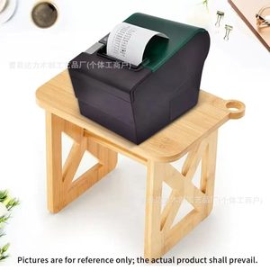 Support d'imprimante en bois, support de rangement durable pour imprimantes, porte-étiquettes, organisation du bureau - Product Image 2