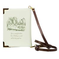 Sac à main à thème de livre pour les amoureux littéraires couverture biblique sac à bandoulière couverture de livre en cuir PU avec bandoulière