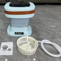 La mini machine à laver se pliante portative avec la capacité de lavage 6l intègre des fonctions de lavage et de déshydratation