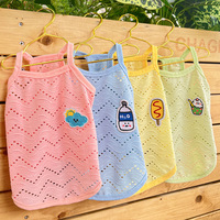 Ropa Ecológica de Poliéster para Mascotas 2026, Ropa de Verano para Mascotas, Ropa para Animales, Ropa Cómoda Multicolor para Perros y Gatos