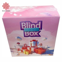 Caja de cartón corrugado vacía personalizada Baoren, caja ciega hecha a mano para embalaje de velas DIY, juguete de moda, impresión desechable
