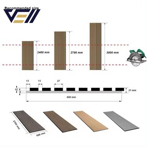 Pannello Fonoassorbente Premium in MDF Anti-Deformazione, Pannello Acustico Decorativo per Pareti e Soffitti per Studi e Sale Espositive - Product Image 5