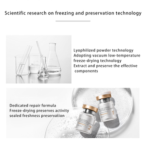 Sérum Coreano Antienvelhecimento e Reparador com Peptídeos de Cobre Liofilizado de Marca Própria, Ampola Facial Coreana Redutora de Poros para o Rosto - Product Image 3