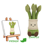 Jouet en peluche super doux brodé sur mesure - Cadeau mignon pour les fêtes