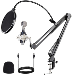 <span class=keywords><strong>Microfono</strong></span> a Condensatore XLR a 3 Pin EM002 con Design a Basso Rumore e Funzione Plug and Play per Podcasting, Gaming e Vlogging Professionali - Product Image 5