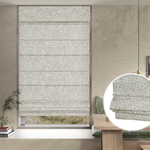 Custom Size Blackout Roman <b>Blinds</b> Electric <b>Window</b> Roller Shades Light Control Top-Down Bottom-Up Built-In Polyester Black Color - Product Image 6