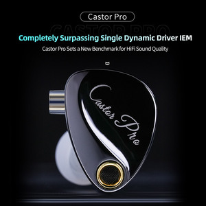 Écouteurs intra-auriculaires KZ Castor PRO 2DD haut de gamme, son HiFi, basses stéréo, pour jeux, moniteurs intra-auriculaires - Product Image 2