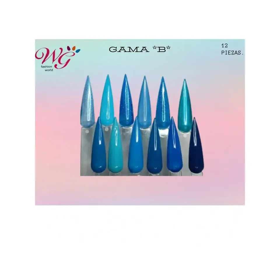 12-Piece Set of Semi-Permanent Gel Nail Polish in 17 Different Ranges