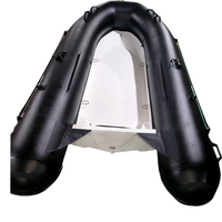 Certifié CE 3.3m(11ft) coque en fibre de verre V profond RIB330 bateau PVC gonflable bateau de pêche à grande vitesse à vendre