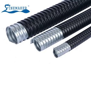 Conduit flexible galvanisé en PVC ignifuge anti-corrosion Finemaker 51 mm (2 po) pour câblage d'usine chimique - Product Image 1