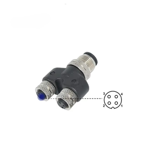 Conector Divisor en Y SIGNAL M12 con Conectores de 4, 5, 8 y 12 Pines, Divisor de Señal con Conectores de Código A, Código B y Código D - Product Image 5