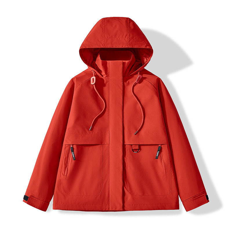 สีแดง Vermilion [เสื้อแจ็คเก็ต Unisex ไม่มีซับใน]
