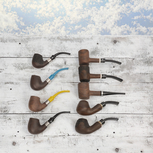 ไปป์สูบบุหรี่ไม้ดำพรีเมียม XIAOXIONG รุ่นโมเดิร์น ดัดโค้ง ทำด้วยมือ เคลือบแลคเกอร์สีดำธรรมชาติ พร้อมห่วงตกแต่ง พกพาสะดวก - Product Image 3