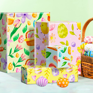 Wholesale Spring <strong>Easter</strong> Egg Bunny Chick Gift Box Decorative <strong>Wrapping</strong> <strong>Paper</strong> and <strong>Paper</strong> for Flower Bouquet pa - Product Image 2