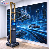 Imprimante murale UV automatique intelligente LINCJET LC-A2, machine d'impression murale numérique pour la décoration intelligente de la maison