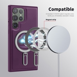 Nuevo diseño magnetico Fone funda para Samsung Galaxy S23 S24 Ultra PC resistente a los arañazos funda de teléfono para Samsung <span class=keywords><strong>S22</strong></span> S21 <span class=keywords><strong>plus</strong></span> - Product Image 6