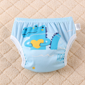 6 Camada impermeável reutilizável bebê potty treinamento calças infantil shorts underwear pano bebê fralda - Product Image 5