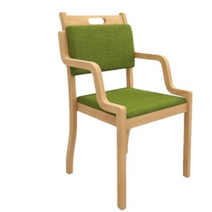 Senior <b>Chair</b> Upholstered Wooden <b>Dining</b> <b>Chair</b> For Elder Living Room Furniture - Product Image 5