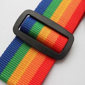Ceinture à bagages de voyage promotionnelle de haute qualité avec boucle et sangle de dégagement sécurisé en polyester coloré pour valise - Product Image 5