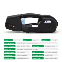 Machine de cerclage portative électrique à piles de boîte de carton de V2-K1 pour l'emballage de courroie de pp et d'ANIMAL FAMILIER