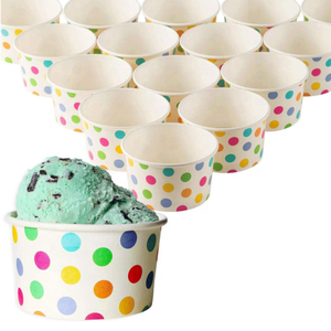 Contenedores de helado para hacer tazas, taza de papel de yogurt ecológico, 100% Biodegradable, venta al por mayor - Product Image 4