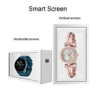 75 pouces 86 pouces Android 3D hologramme boîte LCD vidéo publicité écran Transparent écran tactile Transparent affichage numérique kiosque