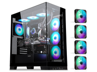 Boîtier d'ordinateur de jeu SAMA, tour moyenne ATX, conception de carte mère à branchement arrière, tours ATX, boîtier PC, boîtier d'ordinateur de bureau