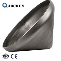 Tête conique en acier haute/moyenne/basse pression pour fond de réservoir, soudée, pour l'industrie pétrolière et gazière, avec surface polie – Fourniture directe usine