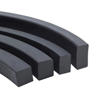 Bande de caoutchouc solide EPDM, barre de caoutchouc ronde, profilé en caoutchouc extrudé sur mesure pour l'étanchéité et l'absorption des chocs