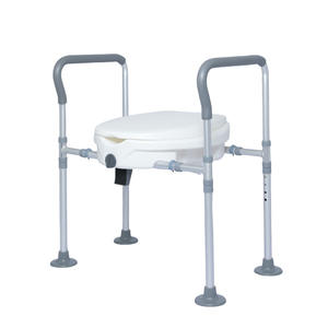Rehausseur de siège de toilette en PP de haute qualité pour personnes âgées avec mains courantes - Product Image 1