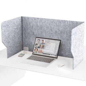 ที่แบ่งโต๊ะอะคูสติกที่กั้นสำหรับโต๊ะทำงานเป็นมิตรกับสิ่งแวดล้อม - Product Image 1