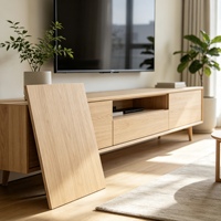 Nouveau panneau HPL à grain de bois, écologique, ignifuge B1, haute brillance, imperméable, résistant à l'humidité, taille et couleur personnalisées, installation facile
