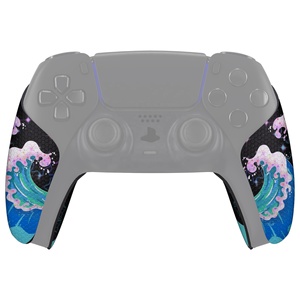 PlayVital Shimmering Waves - Almohadillas de Goma Suave con Textura Profesional Antideslizantes y Absorbentes del Sudor para el Control de PS5 - Product Image 1