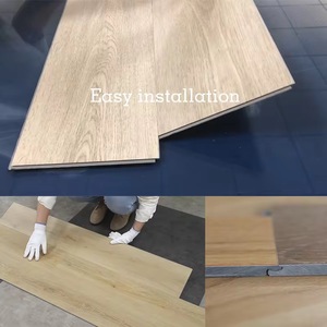Piso de Vinilo SPC con Clic de Bloqueo Impreso con Textura <span class=keywords><strong>Imitación</strong></span> <span class=keywords><strong>Madera</strong></span> Fácil de Limpiar Ecológico para Uso en Interiores - Product Image 4